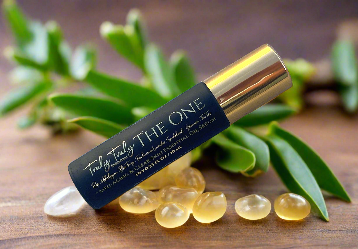 "The One" Anti Aging & Clear Skin Essential Oil Serum .3 oz Roller Bottle